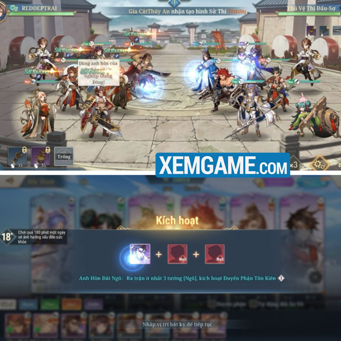 Tam Quốc Huyễn Tướng VNG: Cân bằng nhất cho người bận rộn và nông dân cày chay tam quoc huyen tuong vng 3 7 4