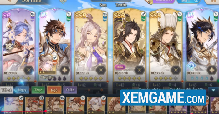 Điểm danh các đội hình đáng thử trong Tam Quốc Huyễn Tướng VNG tam quoc huyen tuong vng 3