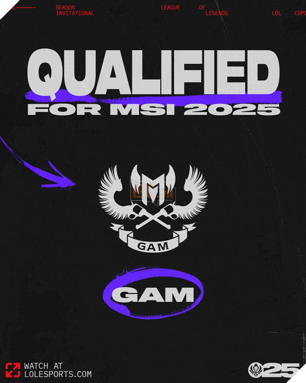 LCP 2025: Vuot Qua Moi Nghi Ngo, GAM Tien Den MSI 2025 Cung CFO 3 Cái tên GAM một lần nữa xuất hiện tại đấu trường MSI