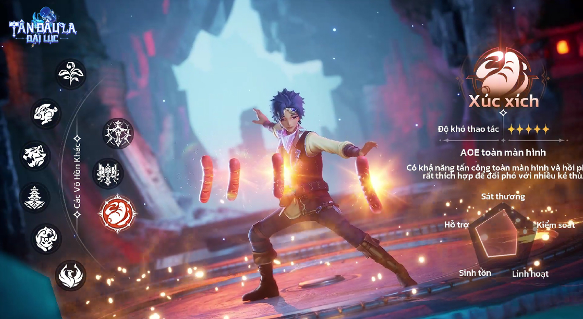 MMORPG Đại Chiến Thế Giới “Tân Đấu La Đại Lục” Hé Lộ Các Võ Hồn Đặc Sắc tandauladailuc vohon 4