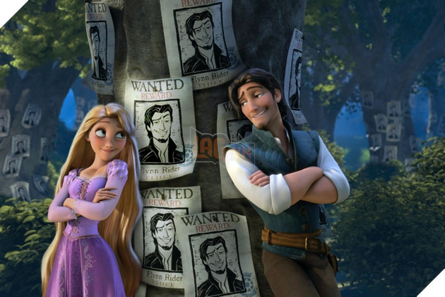 Hình ảnh về phim hoạt hình Tangled.