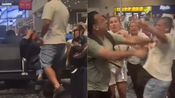 Phẫn nộ vụ khách nam hành hung một phụ nữ ở sân bay 27 Phẫn nộ vụ khách nam hành hung một phụ nữ ở sân bay tat hanh khach nu 1754213509581 17542135134331506075094