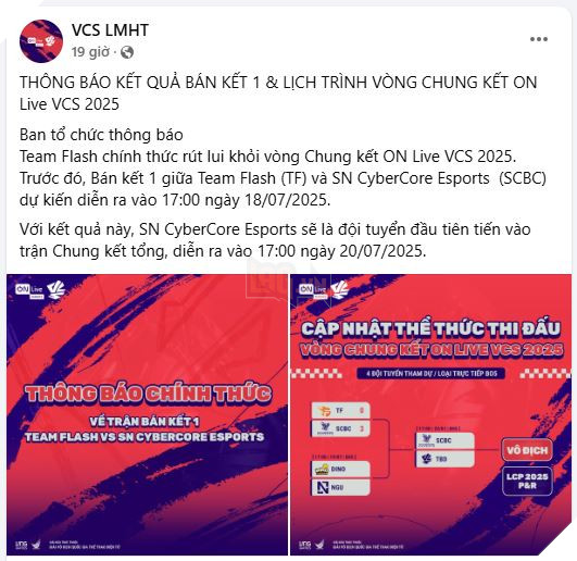 Team Flash chính thức rút lui trong sự ngỡ ngàng của NHM