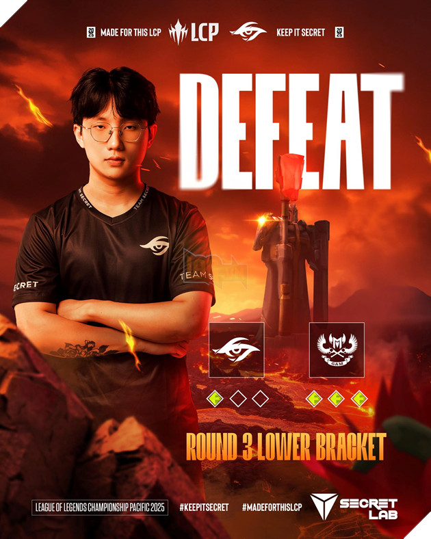 Team Secret Whales một lần nữa dừng bước trước GAM Esports