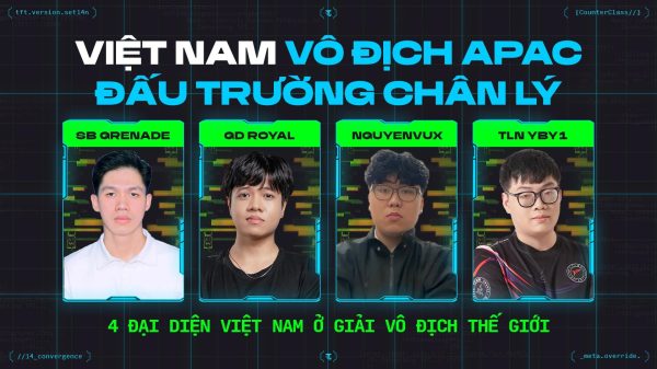 Đấu Trường Chân Lý Esports Mùa 14: Khu Vực Việt Nam Lần Đầu Vô Địch Châu Á - Thái Bình Dương, Có 4 Đại Diện Ở Giải Vô Địch Thế Giới 30 Đấu Trường Chân Lý Esports Mùa 14: Khu Vực Việt Nam Lần Đầu Vô Địch Châu Á - Thái Bình Dương, Có 4 Đại Diện Ở Giải Vô Địch Thế Giới tft 01 pohvjpg