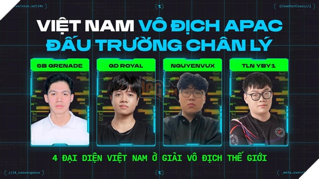 Dau Truong Chan Ly Esports Mua 14: Khu Vuc Viet Nam Lan Dau Vo Dich Chau A - Thai Binh Duong, Co 4 Dai Dien O Giai Vo Dich The Gioi Đấu Trường Chân Lý Esports Mùa 14: Khu Vực Việt Nam Lần Đầu Vô Địch Châu Á - Thái Bình Dương, Có 4 Đại Diện Ở Giải Vô Địch Thế Giới