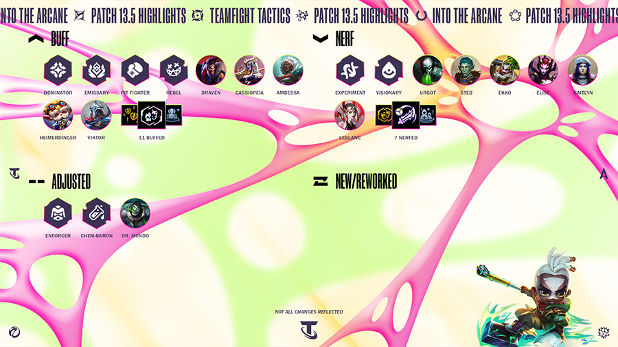 DTCL 13.5 TFT: Chi tiết bản cập nhật Đấu Trường Chân Lý 15.3 tft 135