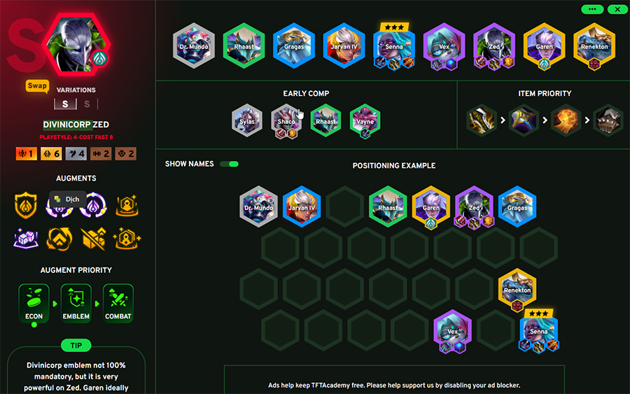than-phap-zed-1 Đội hình Thần Pháp DTCL mùa 14 mạnh nhất than phap zed 1