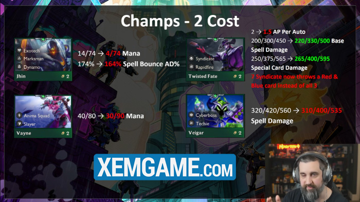 thay-doi-dtcl-14-3-3 ĐTCL 14.3: Mã Hóa và AMP được buff, Đồ Tể và các tướng liên quan nerf khủng thay doi dtcl 14 3 3