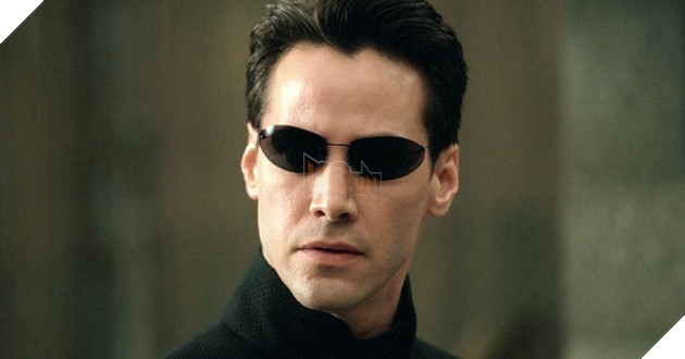 Hình ảnh sao nam Keanu Reeves trong phim The Matrix.