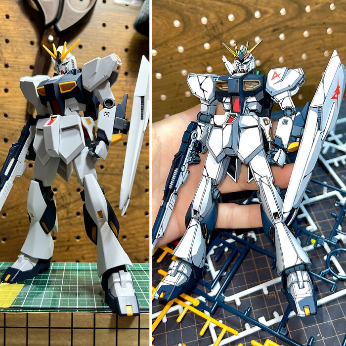 Nghệ sĩ Nhật Bản biến mô hình Gundam thành ảnh 2D anime bằng kỹ thuật tô màu đỉnh cao- Ảnh 3.