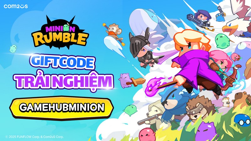 thfk2ry Com2uS chính thức ra mắt tựa game Hack-n-Slash kết hợp Roguelite - Minion Rumble - trên toàn cầu thfk2ry