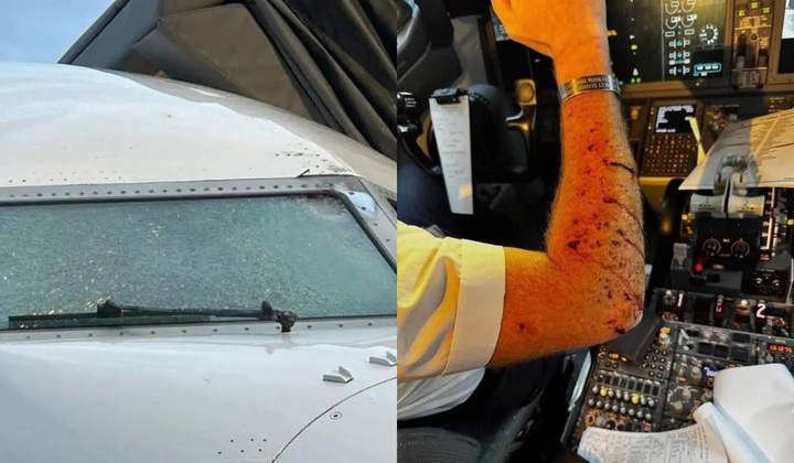 "Mảnh vỡ vũ trụ" đâm vào buồng lái máy bay ở độ cao 11.000m thiet ke chua co ten 11034379 1761036770785 17610367714331813228303