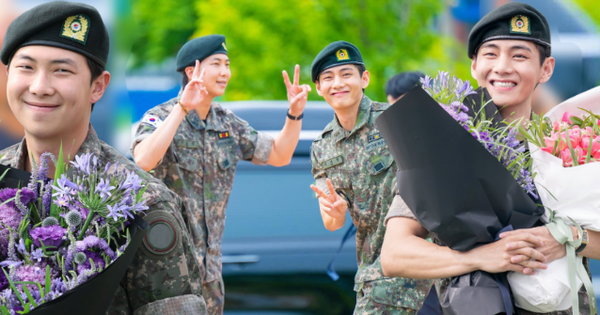 V và RM (BTS) cuối cùng đã xuất ngũ: Siêu ngầu siêu rắn rỏi, văn nghệ tấu hài tặng rừng fan và phóng viên đông nghẹt! thiet ke chua co ten 3 17495285869361503398074 0 0 335 640 crop 1749528598237588878475png