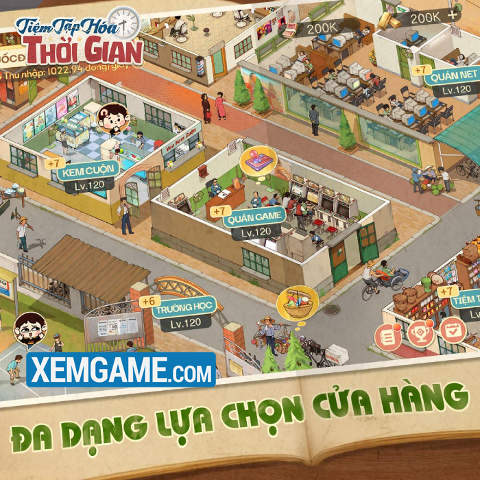 Tiệm Tạp Hóa Thời Gian – Game mô phỏng kinh doanh hoài cổ ra mắt tháng 7/2025 tiem tap hoa thoi gian 3