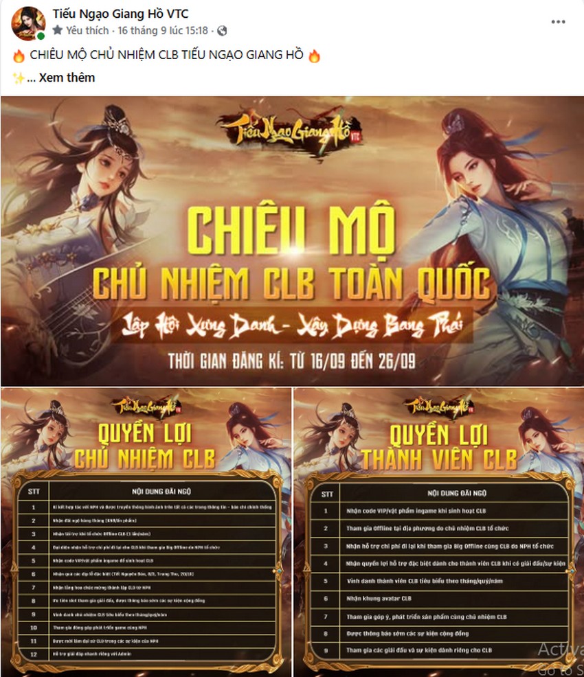 Bom tấn kiếm hiệp Tiếu Ngạo Giang Hồ chính thức về tay VTC – Cộng đồng rần rần truy tìm cố nhân! tieu ngao giang ho vtc 24 3