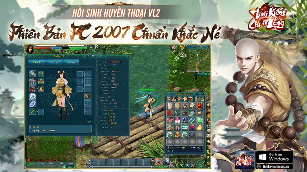 Hồi sinh huyền thoại VL2 (2007): Tình Kiếm Chi Mộng PC mang trọn ký ức trở lại với game thủ Việt tinhkiemchimong pc 1