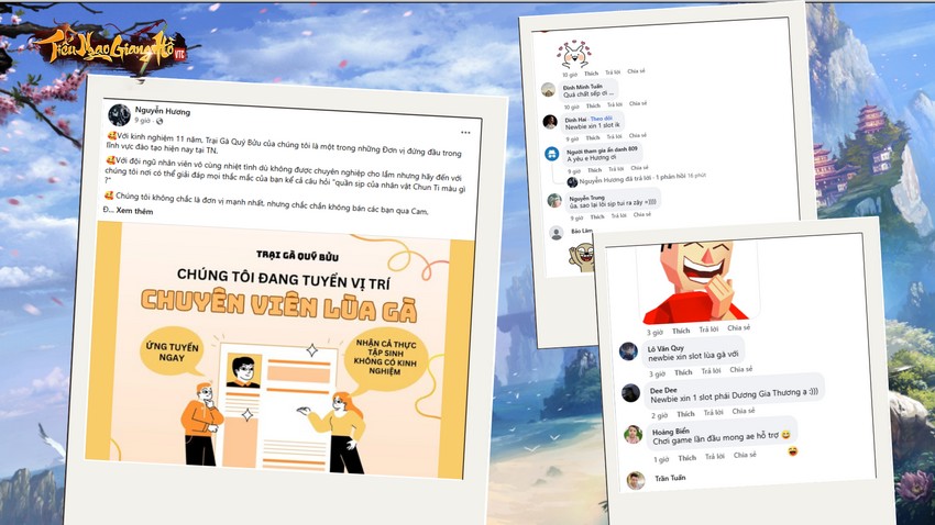 Bang Trại Gà - Biểu tượng uy tín, ngọn cờ tiên phong trong cộng đồng huyền thoại Tiếu Ngạo Giang Hồ tngh vtc 3