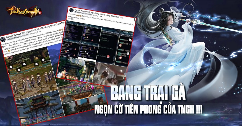 Bang Trại Gà - Biểu tượng uy tín, ngọn cờ tiên phong trong cộng đồng huyền thoại Tiếu Ngạo Giang Hồ tngh vtc 5