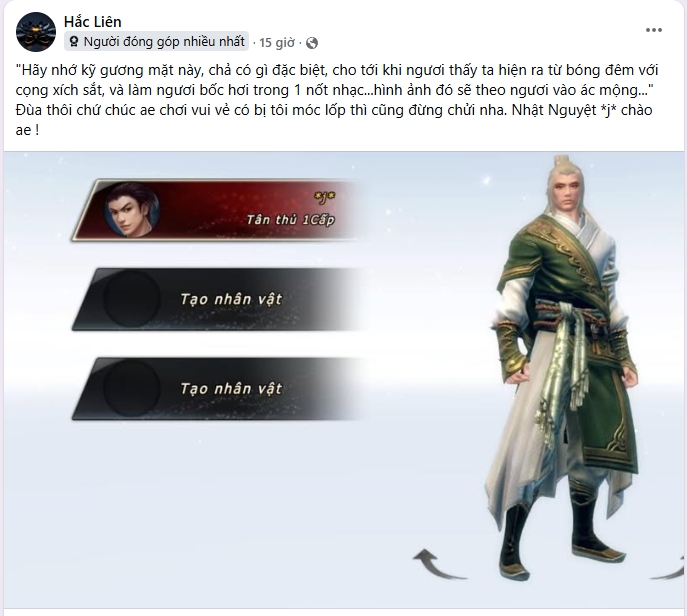 Trước giờ "G" - Game thủ đua nhau tạo nhân vật khoe diện mạo trong Tiếu Ngạo Giang Hồ VTC tngh vtc 3