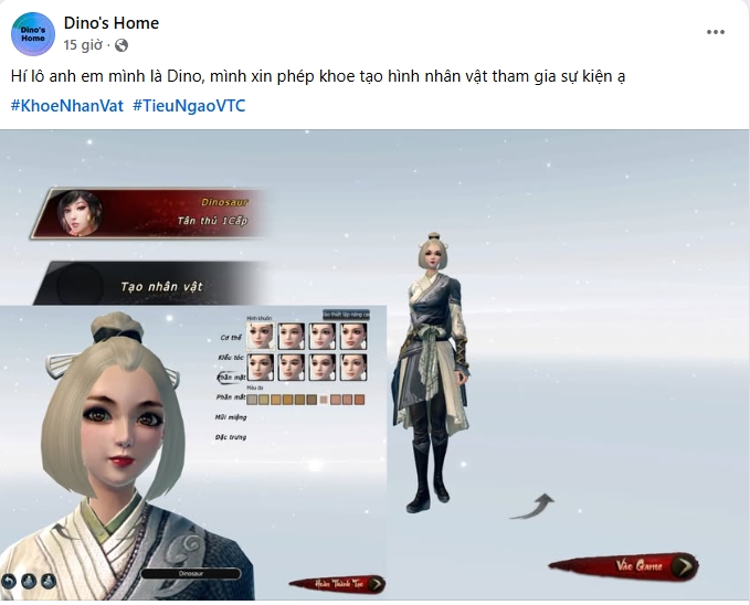 Trước giờ "G" - Game thủ đua nhau tạo nhân vật khoe diện mạo trong Tiếu Ngạo Giang Hồ VTC tngh vtc 4