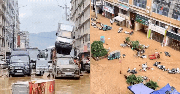 Những hình ảnh khó tin tại Trung Quốc sau trận lũ lịch sử: Khắp nơi bị nhấn chìm trong bùn đất, 6 người thiệt mạng toan canh covid 19 quay lai tai chau a 1750942144274930425889 0 0 503 960 crop 17509422616961254267gifpng