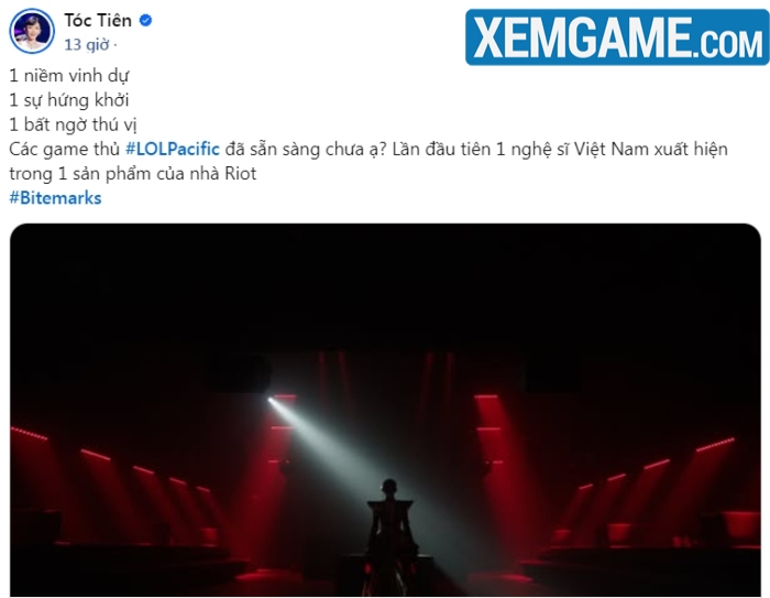 Tóc Tiên hé lộ về LCP 2025, trở thành nghệ sĩ Việt Nam đầu tiên góp mặt trong sản phẩm của Riot toc tien lcp 2025