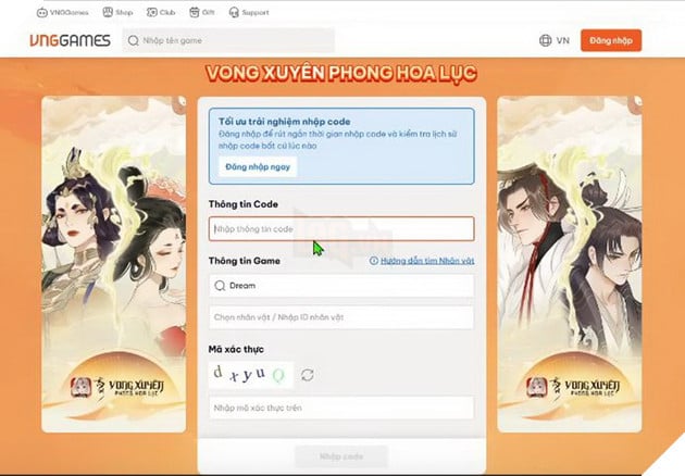 Tổng hợp tất cả Giftcode Vong Xuyên Phong Hoa Lục VNG và hướng dẫn cách nhập chi tiết 2