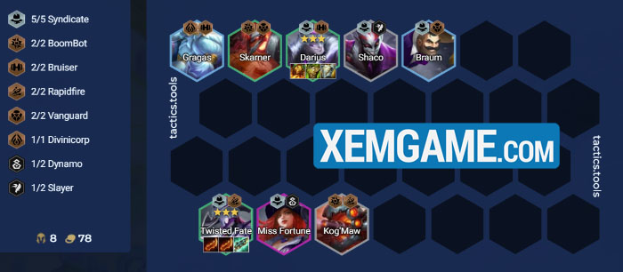 ĐTCL mùa 14: Tổng hợp Top 10 đội hình mạnh nhất máy chủ PBE top doi hinh manh pbe dtcl mua 14 7