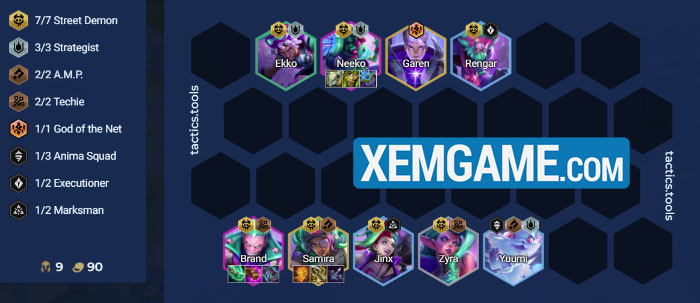 ĐTCL mùa 14: Tổng hợp Top 10 đội hình mạnh nhất máy chủ PBE top doi hinh manh pbe dtcl mua 14 9