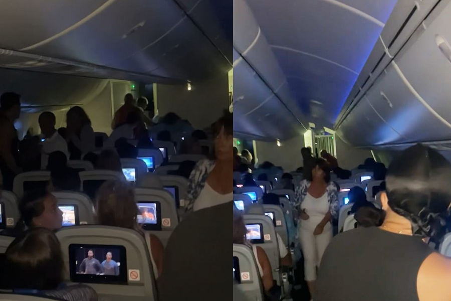 Chuyến bay hỗn loạn, hành khách tưởng 'sắp chết như trong phim'- Ảnh 1. Chuyến bay hỗn loạn, hành khách tưởng 'sắp chết như trong phim'- Ảnh 1.