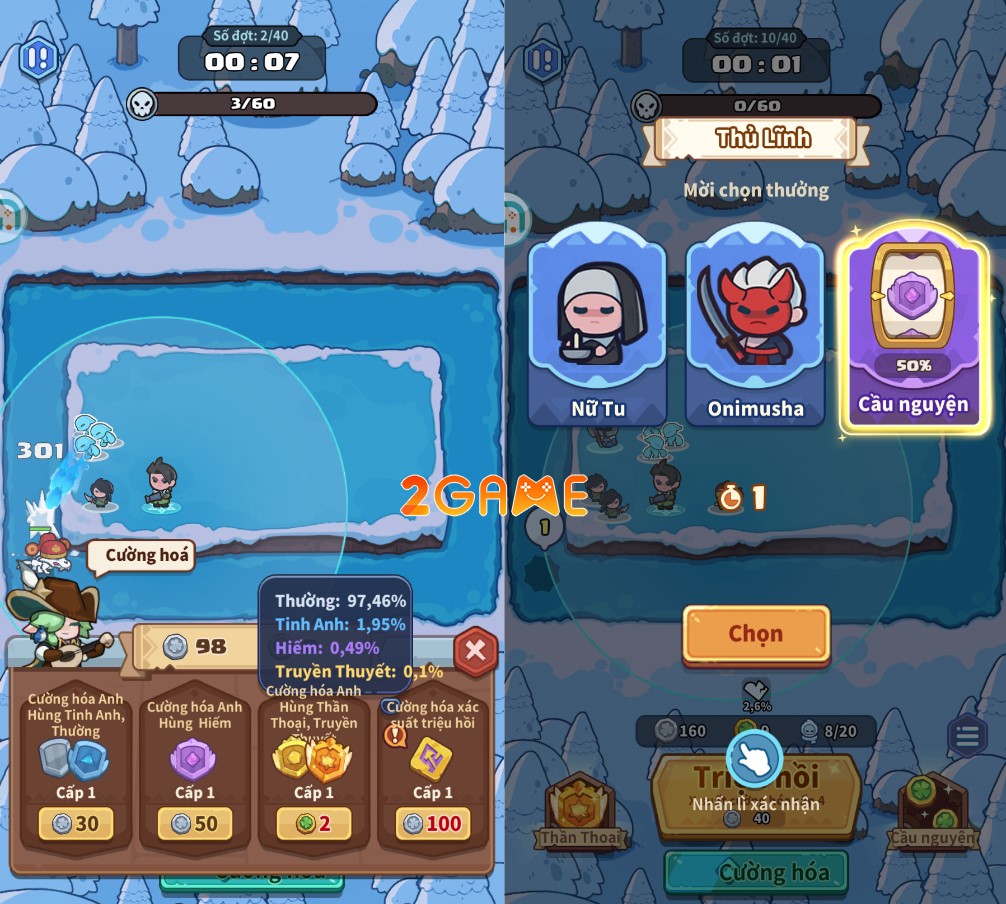 game thủ thành Tiểu Tuyết Lĩnh Chủ