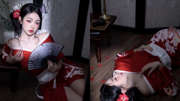 Trần Hà Linh quyến rũ trong bộ ảnh kimono phá cách "trễ nải" tran ha linh 08jpg