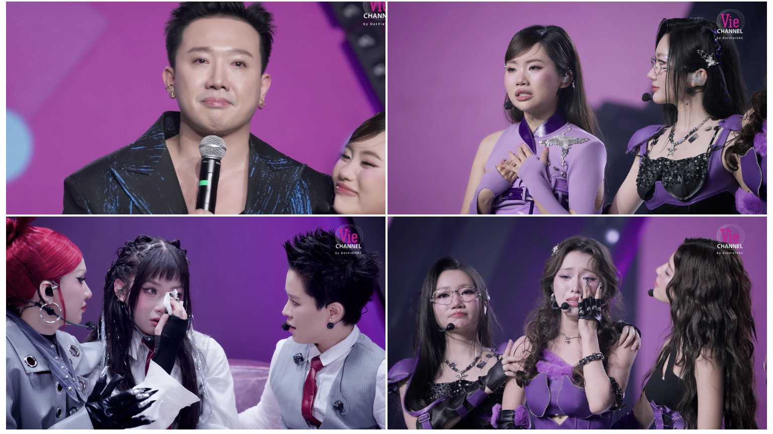 Trấn Thành, Phương Mỹ Chi và dàn 'Em xinh' khóc như mưa.