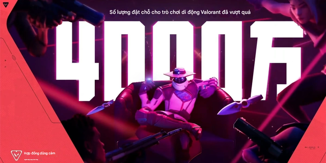 VALORANT Mobile chính thức vượt mốc 40 triệu lượt đăng ký trước, áp đảo hàng loạt bom tấn đình đám- Ảnh 1.