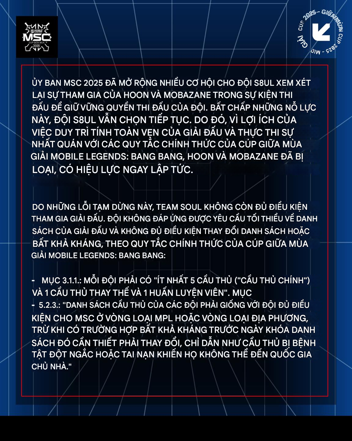 Đi xem giải của game đối thủ, 2 player của game