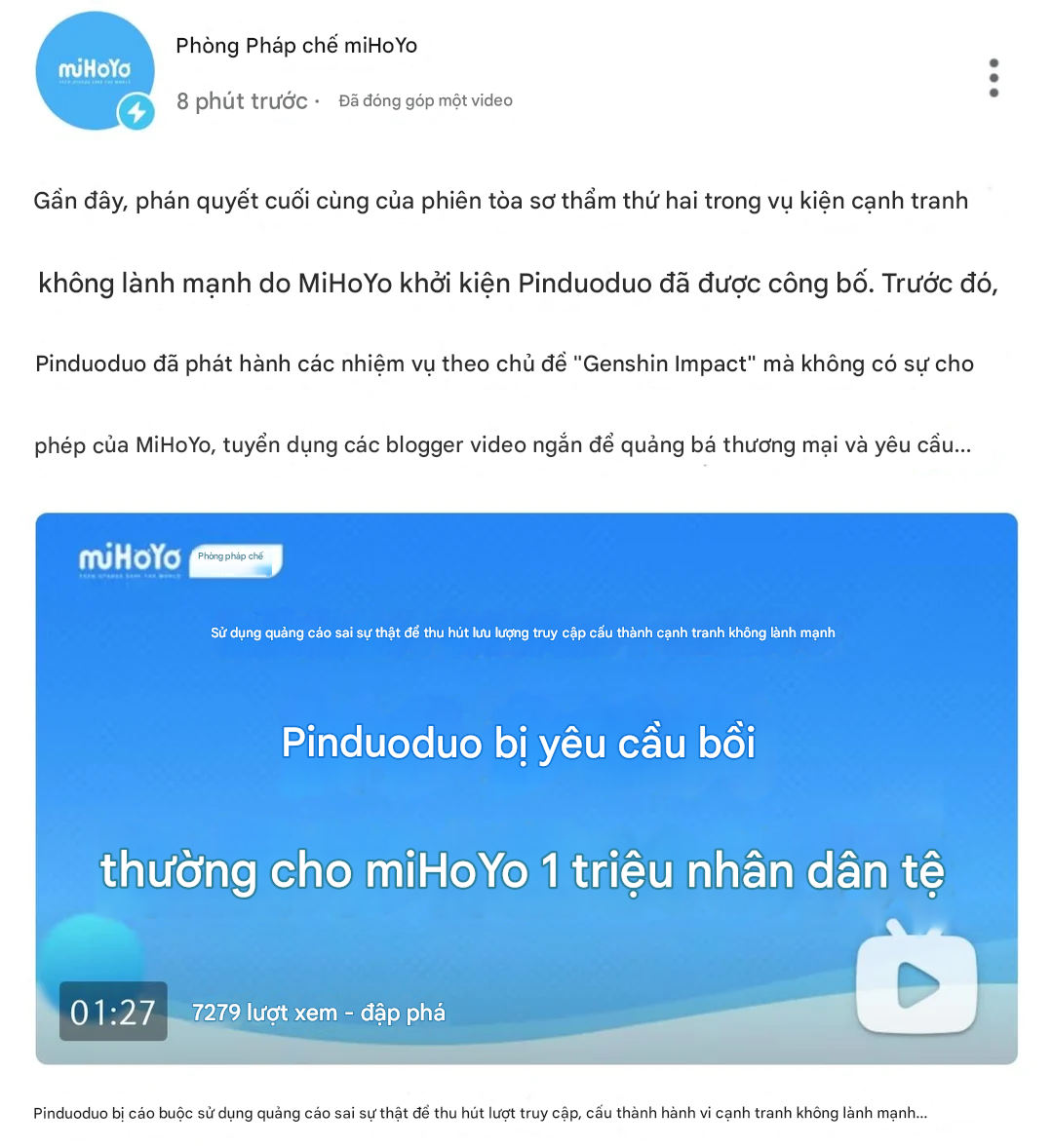 translatedimagevi-6-1754206634727-1754206635133950946774 "Giỡn mặt" với miHoYo, một "ông lớn" phải đền bù gần 4 tỷ translatedimagevi 6 1754206634727 1754206635133950946774
