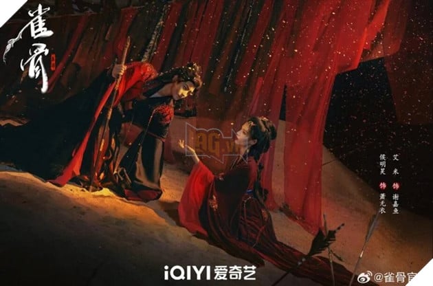 Trong phim, Hầu Minh Hạo vào vai tướng quân bị ép kết hôn cùng con gái Thái Phó (do Ngải Mễ thủ vai).