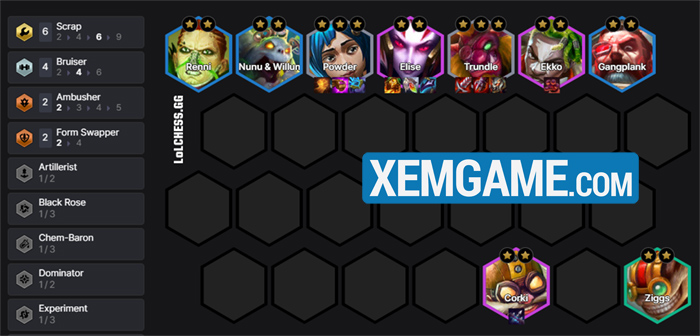 ĐTCL 13.3: Hướng dẫn đội hình Thích Chơi Troll Trundle reroll, vừa được buff khỏe trundle thich choi troll 4