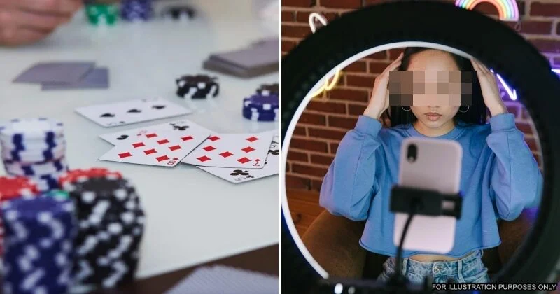 Chồng vung tiền vào cờ bạc và các nữ streamer.