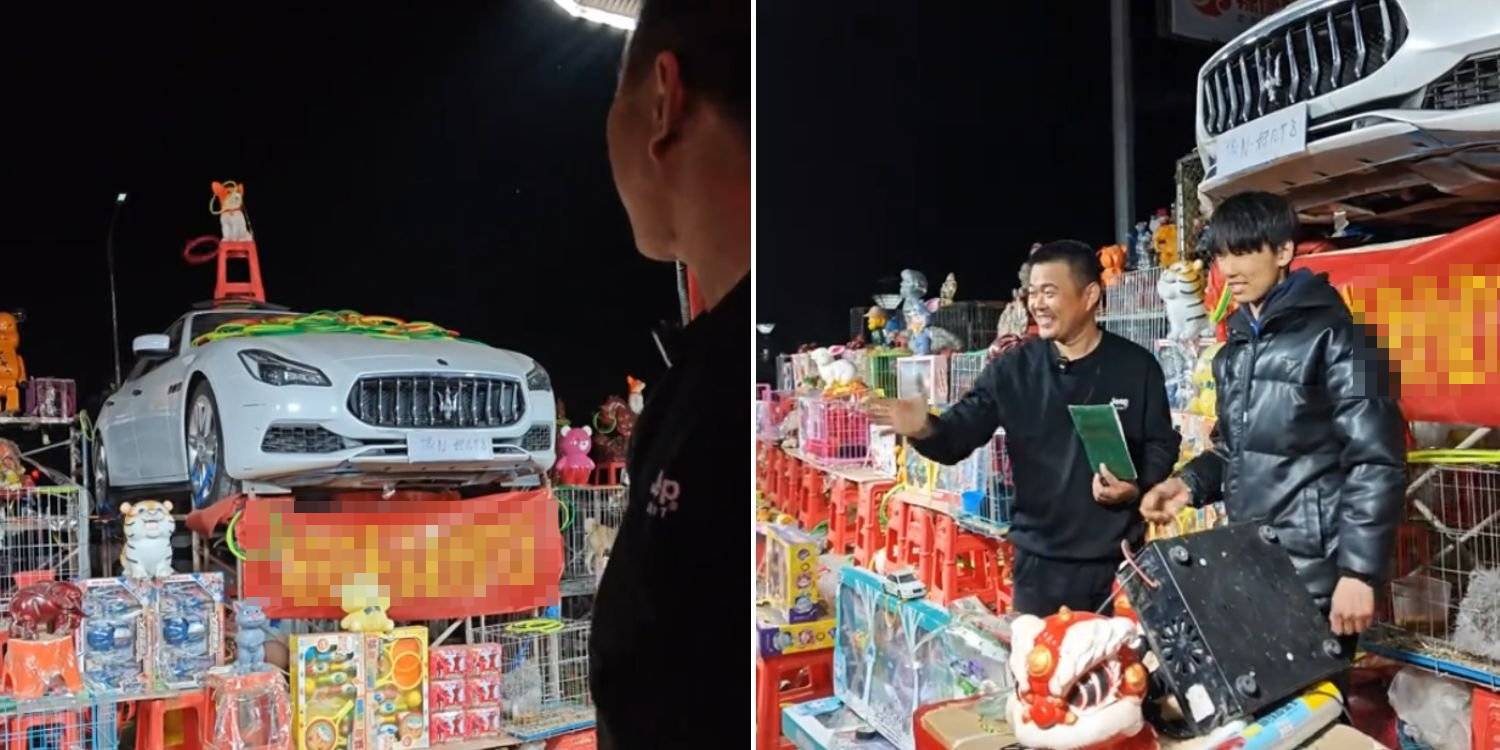 Chơi ném vòng, người đàn ông trúng chiếc xe ô tô 5,9 tỷ đồng- Ảnh 1. Chơi ném vòng, người đàn ông trúng chiếc xe ô tô 5,9 tỷ đồng- Ảnh 1.