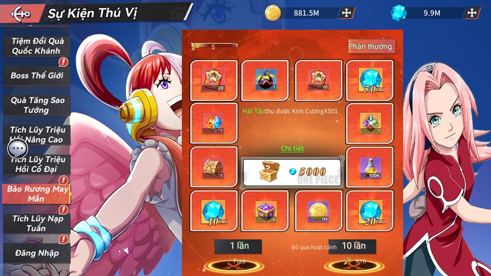 Mừng đại lễ Quốc Khánh, Tứ Hoàng Hỏa Quốc “chơi lớn”: Ra mắt Vua Hải Tặc, thả Boss Cửu Vĩ, tặng quà hiếm! tuhoanghoaquoc capnhat 6