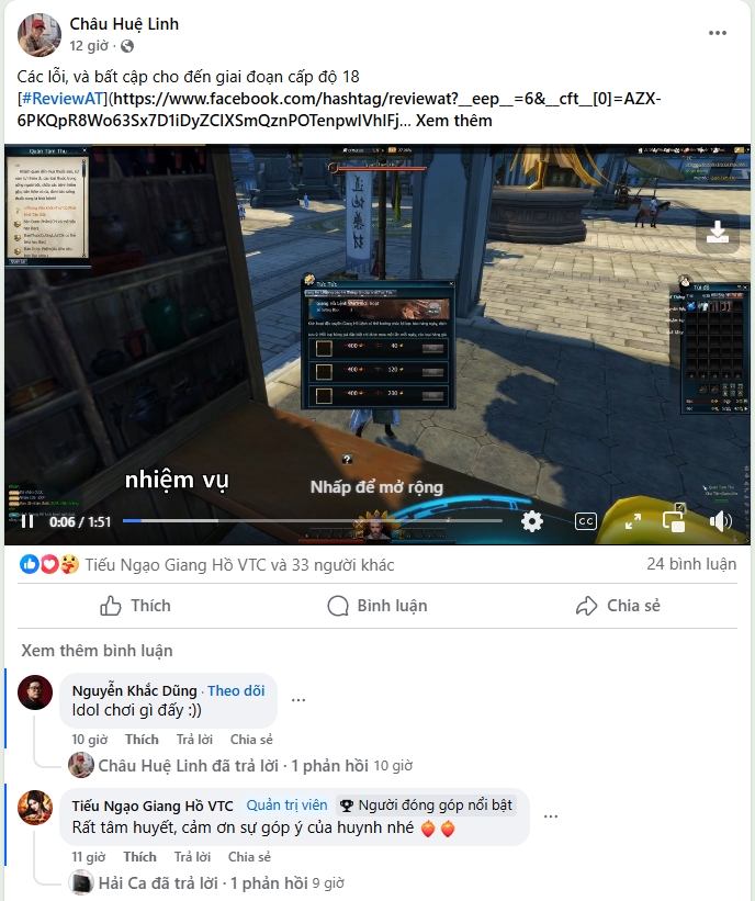 Tiếu ngạo giang hồ VTC Alpha test: Game thủ sôi nổi khám phá phiên bản thử nghiệm tunglv 17 10 2025 09 41 49