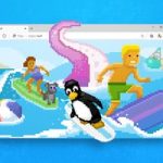 Vượt mặt “Khủng long” của Google Chrome, game Lướt sóng của Microsoft được nâng cấp đỉnh cao tux edge surf game 17396758875581521842742 0 70 734 1244 crop 17396758930422032101101jpg