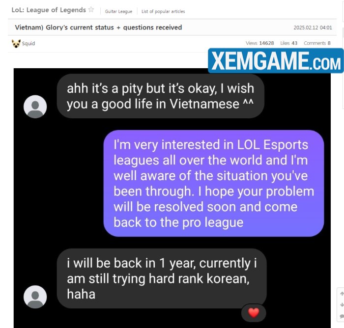 tuyen-thu-glory-fmkorea Tuyển thủ VCS bị cấm 2 năm vẫn kêu oan, quyết tâm tryhard để trở lại tuyen thu glory fmkorea