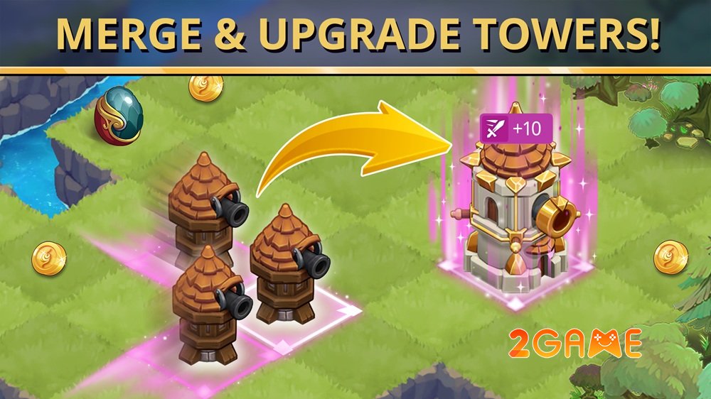Twilight Towers: Merge Defense – Cuộc chiến bảo vệ vương quốc huyền ảo twilighttowers 1
