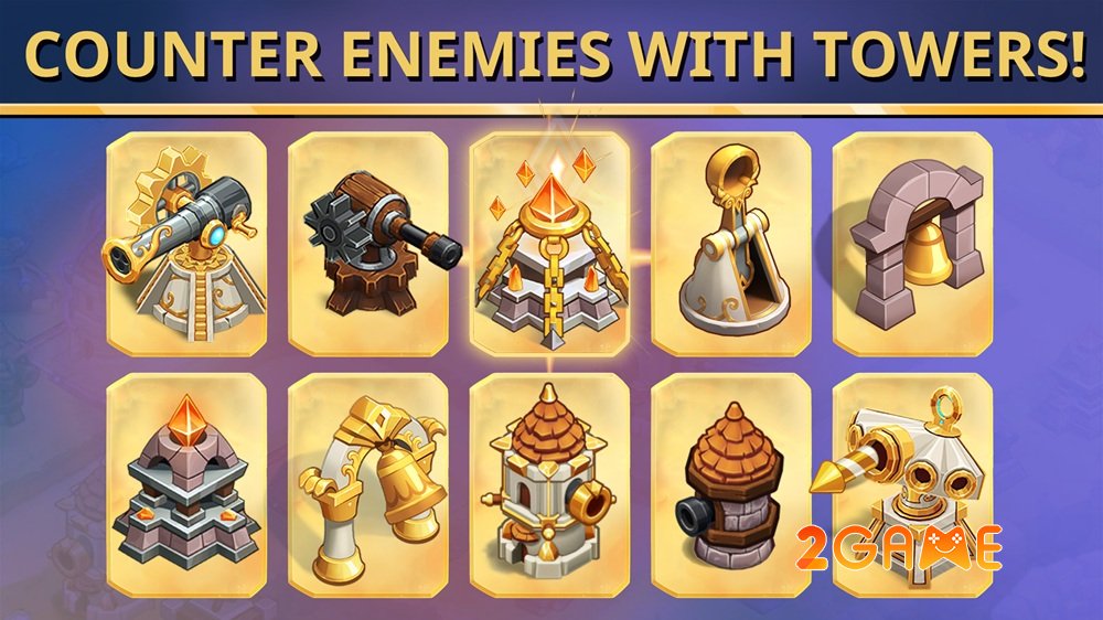 Twilight Towers: Merge Defense – Cuộc chiến bảo vệ vương quốc huyền ảo twilighttowers 5