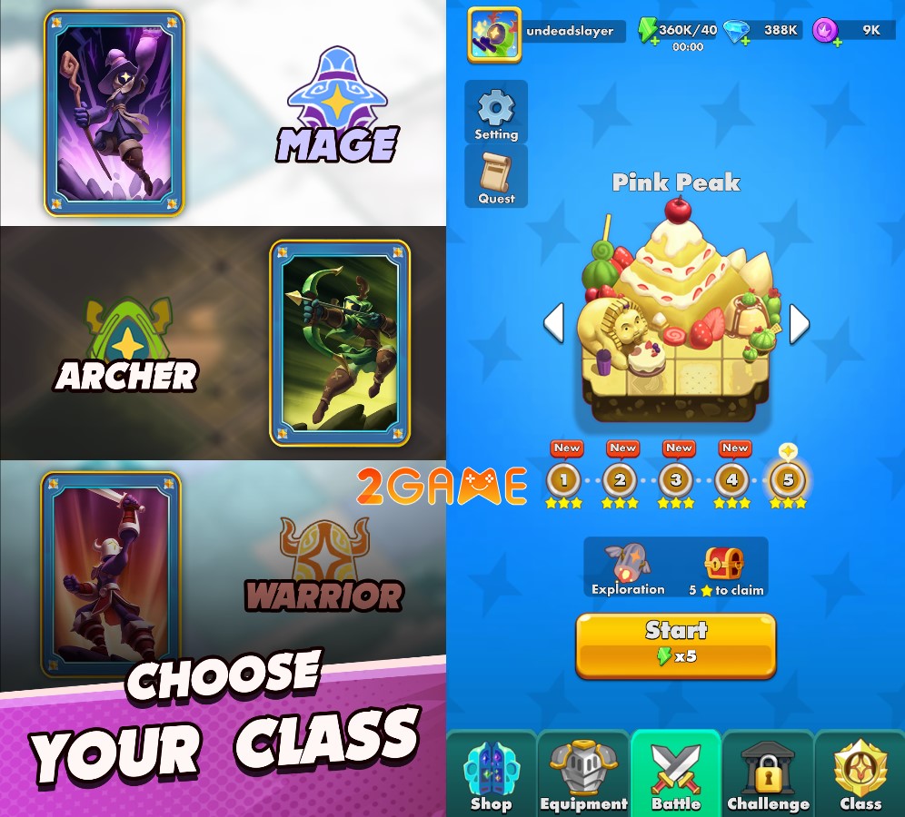 Undead Slayer: Horde Survivor – Game sinh tồn giải cứu vương quốc và thế giới undead slayer horde survivor 3