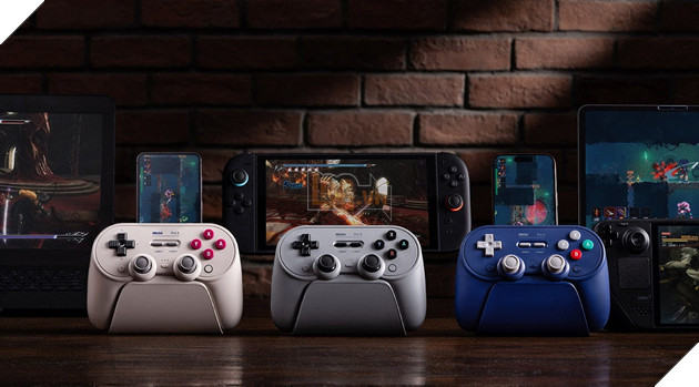 8BitDo Pro 3 ra mắt: Tay cầm không dây mới với nút ABXY có thể thay thế, chống drift joystick