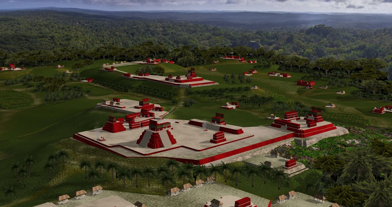 Thành phố 3 kim tự tháp bí ẩn hiện ra giữa rừng già Trung Mỹ- Ảnh 1.